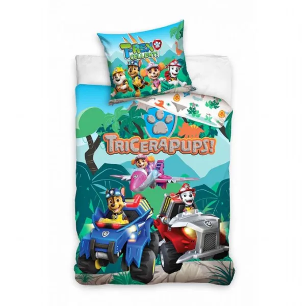 Paw Patrol Tricerapups Sengetøj 140x200