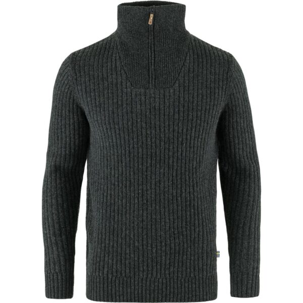 Fjällräven Mens Övik Half Zip Knit (Grå (DARK GREY/030) Medium) Grå (DARK GREY/030)