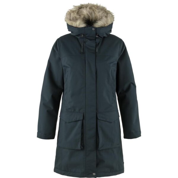 Fjällräven Womens Nuuk Lite Parka (Blå (DARK NAVY/555) Small) Blå (DARK NAVY/555)