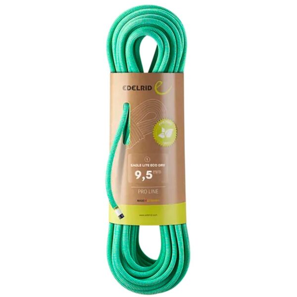 Edelrid Eagle Lite Eco Dry 9,5mm (Grøn (BRIGHT GREEN) 70 M) Grøn (BRIGHT GREEN)