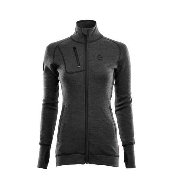 Aclima Womens Doublewool Jacket (Grå (MARENGO/JET BLACK) Small) Grå (MARENGO/JET BLACK)