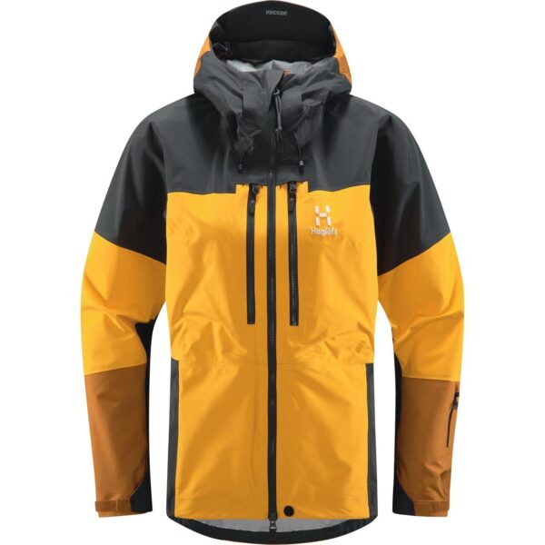 Haglöfs Womens Spitz GTX Pro Jacket (Gul (SUNNY YELLOW/MAGNETITE) Medium) Gul (SUNNY YELLOW/MAGNETITE)