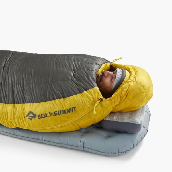 Sea to Summit Spark -9c Down Sleeping Bag (Sort (BELUGA BLACK) Personlængde 185 cm) Sort (BELUGA BLACK)