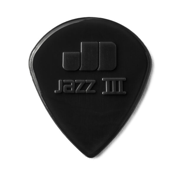 Dunlop Nylon Jazz III Stiffo (Sort)