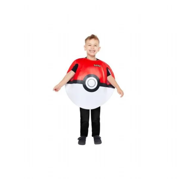 Pokemon Pokeball børnekostume 3-7 år