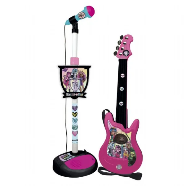 Monster High Guitar med Mikrofon