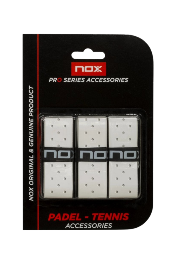 NOX Pro Overgrip - Hvid - Perforated -