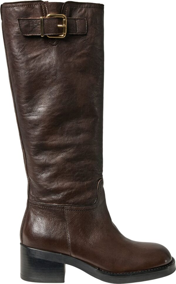 Brown Long Boot Brown