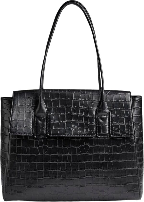 Nataliembg Work Bag, Calmcroco Black Croco