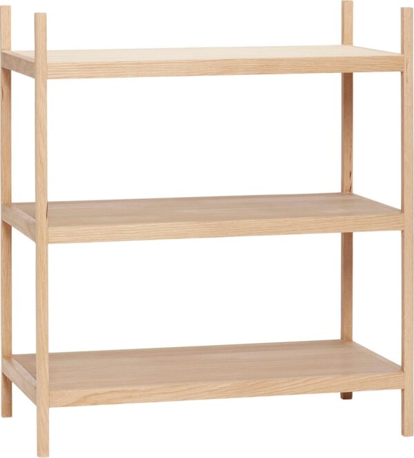 Library Shelf Unit Small Natural Natur