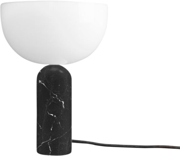 Kizu Table Lamp, Black Marble, Small Sort