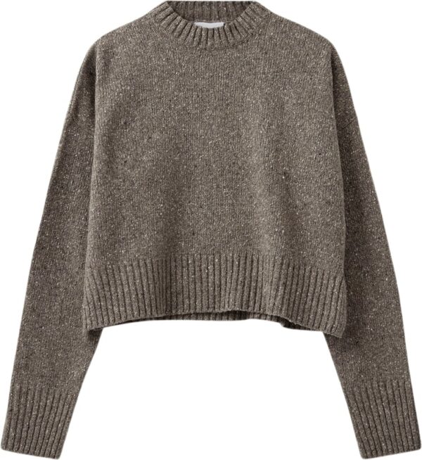 Brownie Sweater Grey/brown Melange