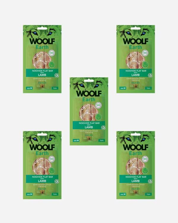 Woolf Lam - Tyggeben 5 stk. sampak - Medium