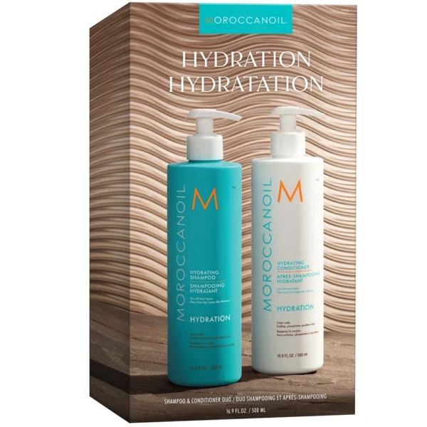 Moroccanoil Duo Box Hydrating Shampoo + Conditioner 500 ml (Limited Edition)