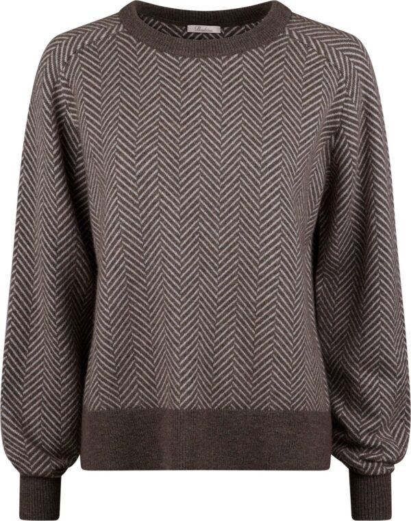 Iberia Knit Sweater Brown