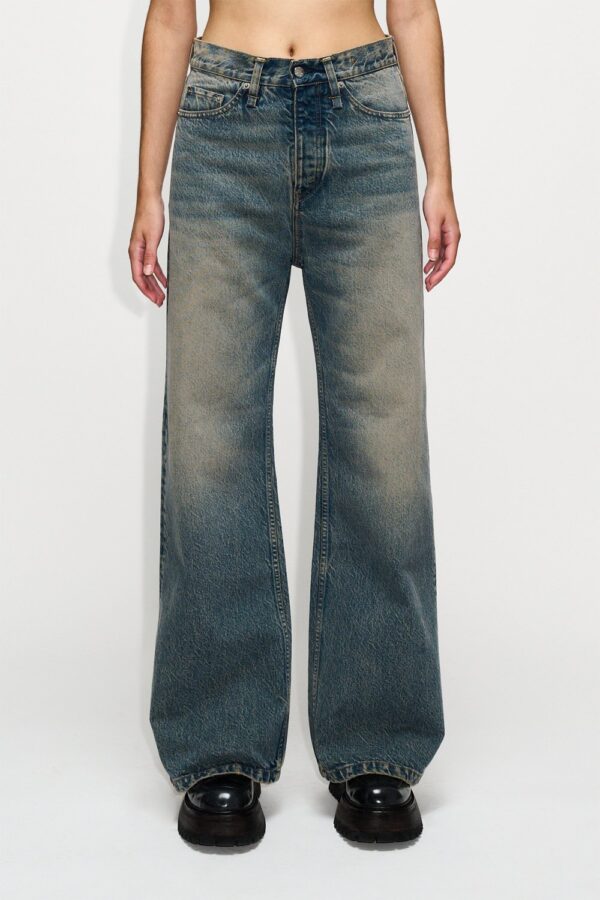 Skid Jeans Mid Blue Dirty