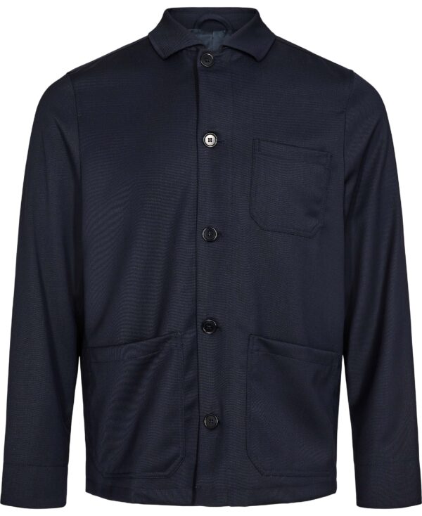 Louis Gabardine Jacket Navy