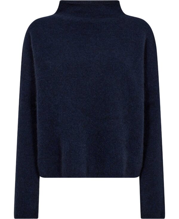 Mika Yak Funnelneck Sweater Navy