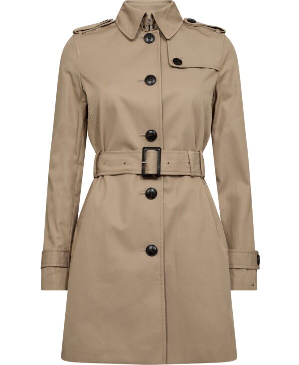 Heritage Single Breasted Trench Nos Beige