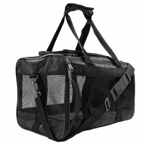 Sherpa Deluxe Sort M Transporttaske 43x28x26,5CM