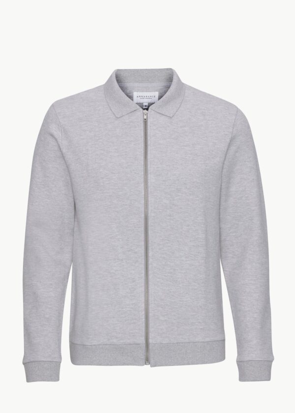 Jersey Cardigan, Ash Grey - Cotton