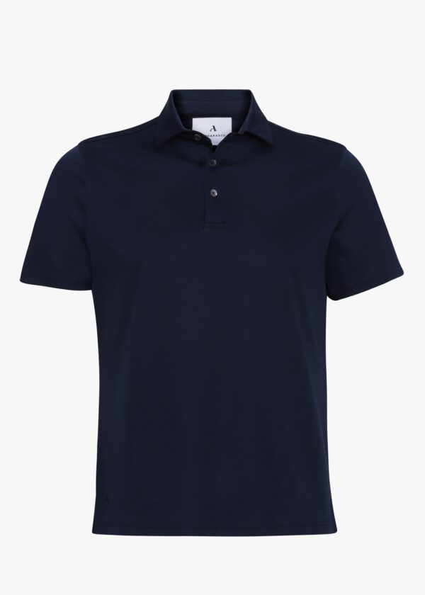 Jersey Polo Shirt, Midnight - Str: L - Cotton