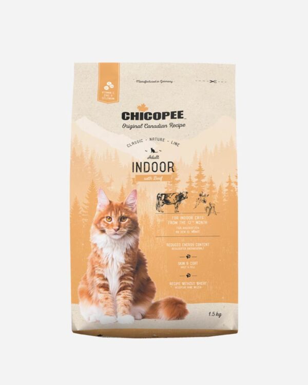 Chicopee Classic Nature Line Cat Adult Indoor - Okse - 1.5kg