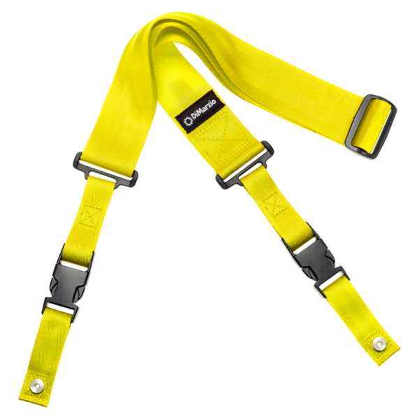 DiMarzio DD2200 Cliplock strap - Neon yellow