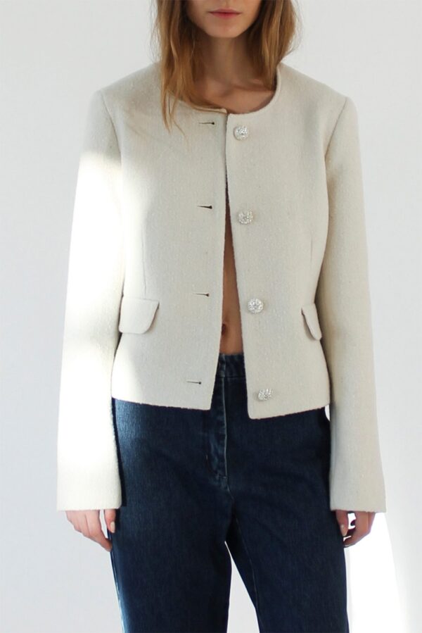 Amalia Button Jacket Sand