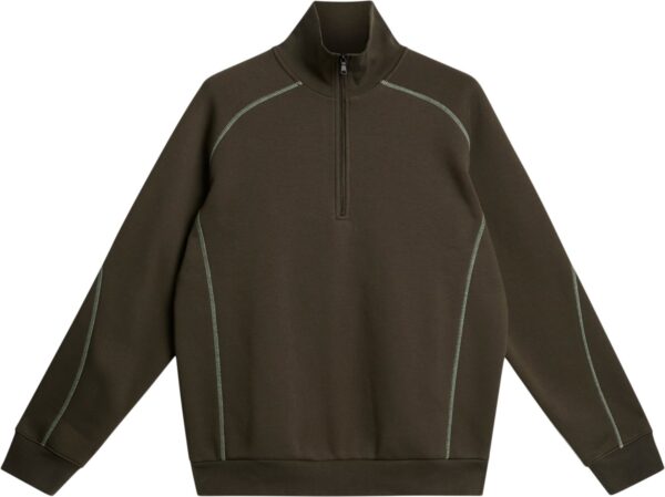 Canter Quarter Zip Sweat Forest Green