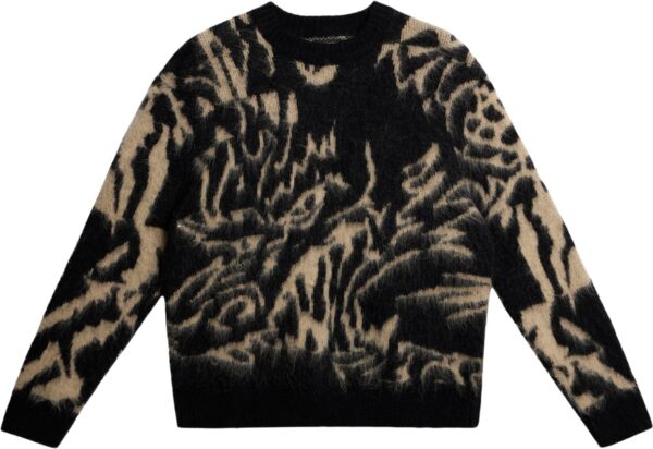 Falkor Jacquard Knit Sweater Sort