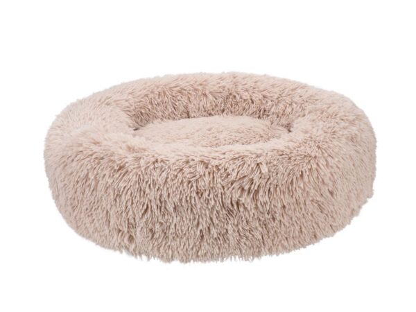 Fluffy Donut Hunde- og Katteseng, Beige S-L