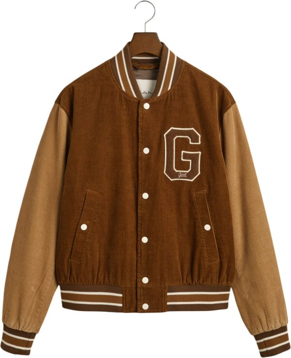 Cord Varsity Jacket Cacao