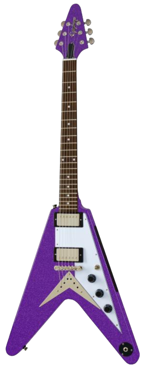 Epiphone Exclusive Flying V Purple Sparkle