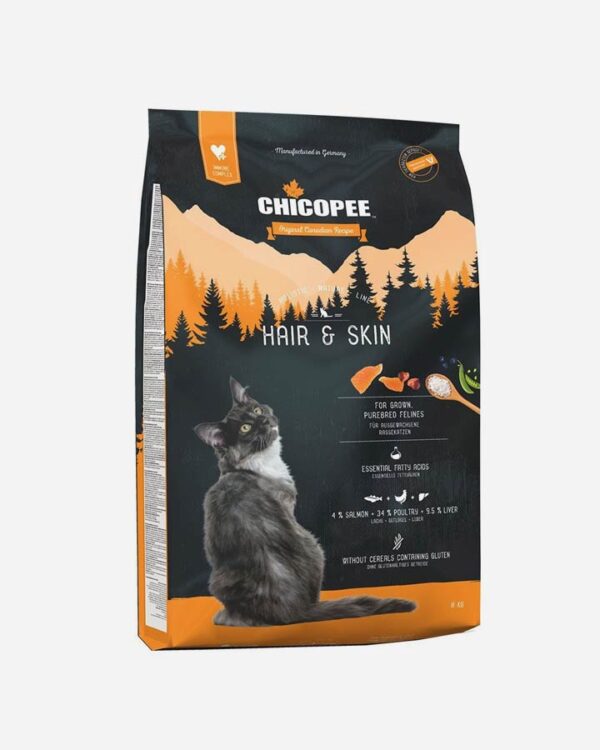 Chicopee Holistic Nature Line Cat Hair & Skin - 8 kg - kornfrit