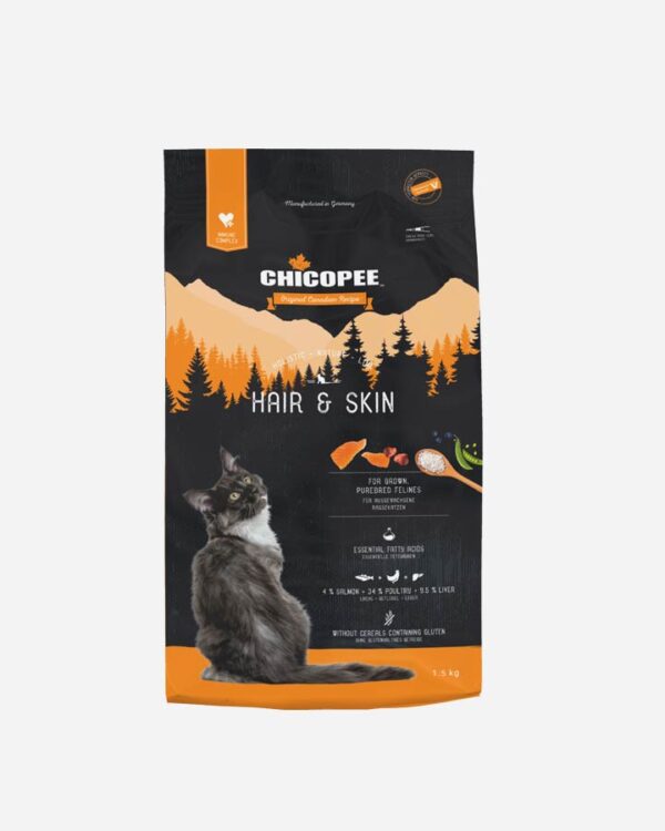 Chicopee Holistic Nature Line Cat Hair & Skin - 1.5 kg - kornfrit