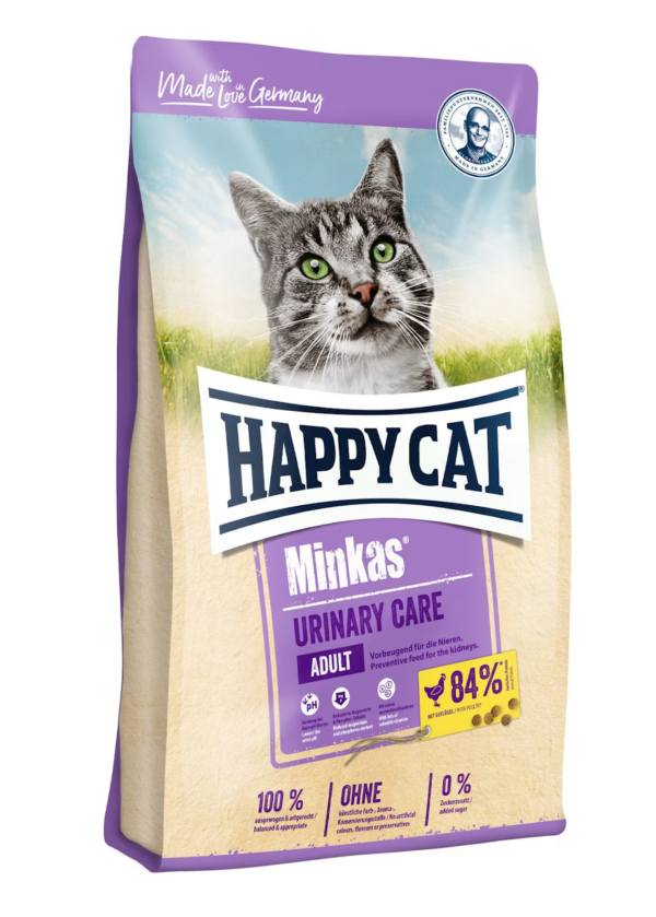 Happy dog og Cat  - Happy Cat Minkas Urinary Care Fjerkræ 10kg - Kattefoder