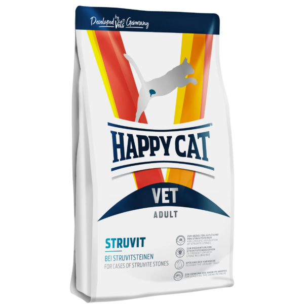 Happy dog og Cat  - Happy Cat Vet Struvit Urinvejssten 1-4kg - 4kg - Kattefoder