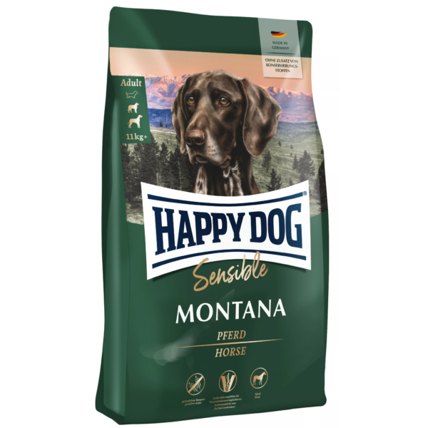 Happy dog og Cat  - Happy Dog Supreme Sensible Montana 10kg, med Hest - Hundefoder