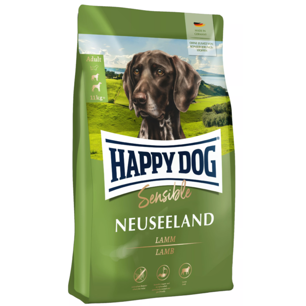 Happy dog og Cat  - Happy Dog Supreme Sensible Neuseeland 11kg, Lam, Glutenfri - Hundefoder