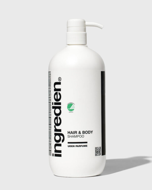 Ingredien Hair & Body Shampoo 1000 ml Uden Parfume