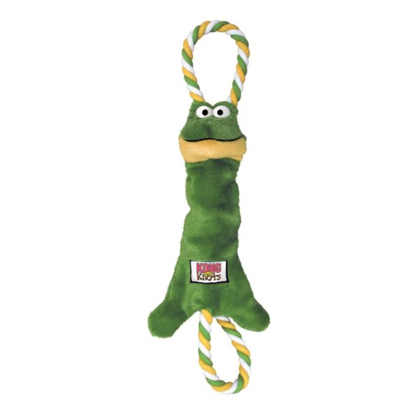 Kong tugger knots frø hundelegetøj S/M 39cm