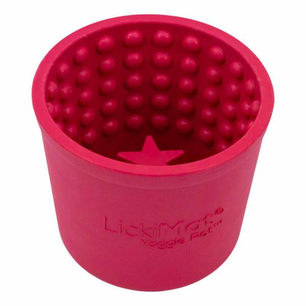 LickiMat Yoggie Pot Slow Feeder, Pink