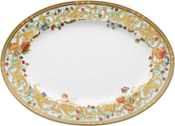 Platter 34cm, Le Jardin de Versace, Ikarus Flerfarvet