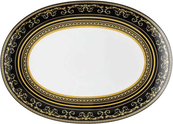 Platter 38cm, Virtus Gala Black, Versace Flerfarvet