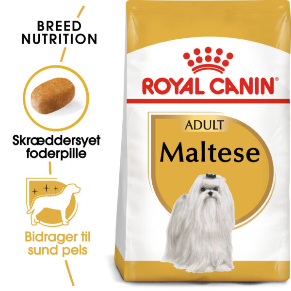 Royal canin Royal Canin Maltese Adult 1,5kg, tilpasset Maltese Pels og hudHundefoder