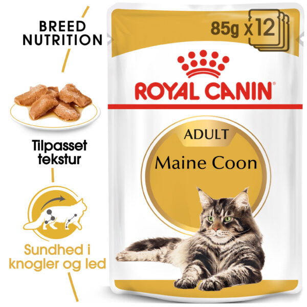 Royal Canin Maine Coon Adult Vådfoder til kat Vådfoder til kat 12x85g