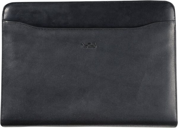 A4 Folder With Zipper Black