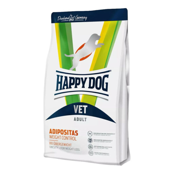 Happy dog og Cat  - Happy Dog Vet Adipositas Vægtkontrol 1kg-12kg - 12kg - Hundefoder