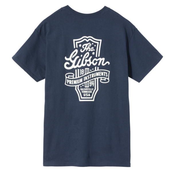 Gibson Premium Instruments Tee (Navy), Large